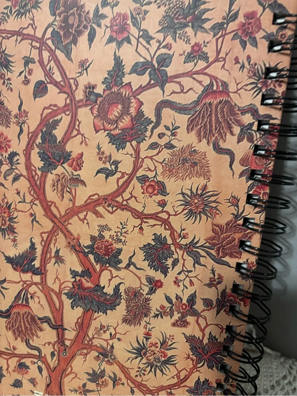 New Piccadilly Floral Spiral Lined Journal “Be Inspired”. 9 X 11.